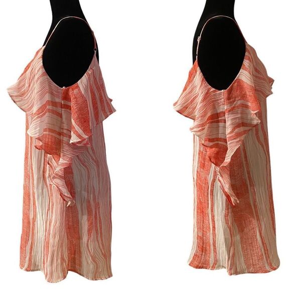 Charlie O by Kinnucan’s Sleeveless Sheath Ruufled Dress‎ - Picture 3 of 10